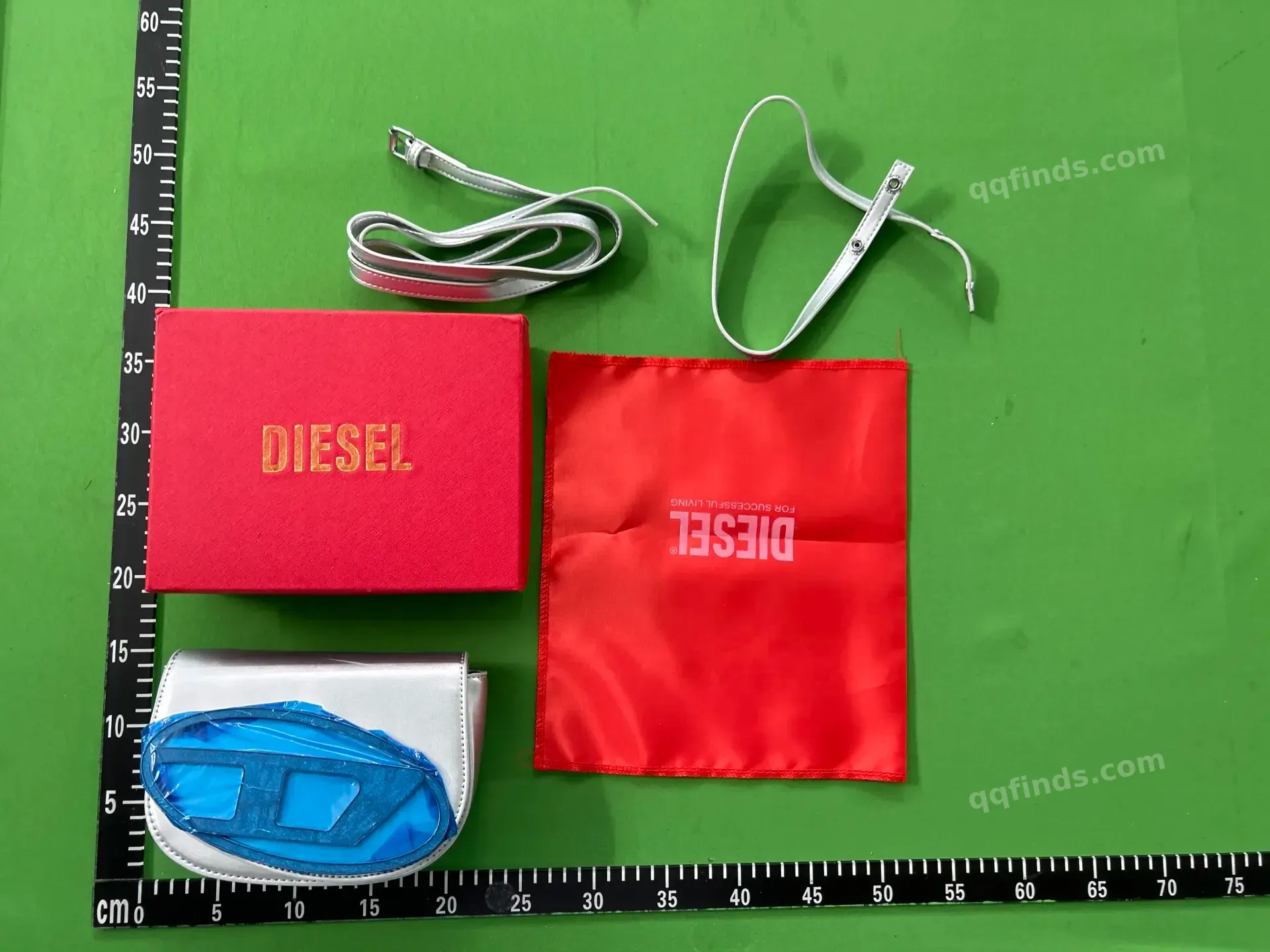 Red Diesel Logo Clutch Bag QC