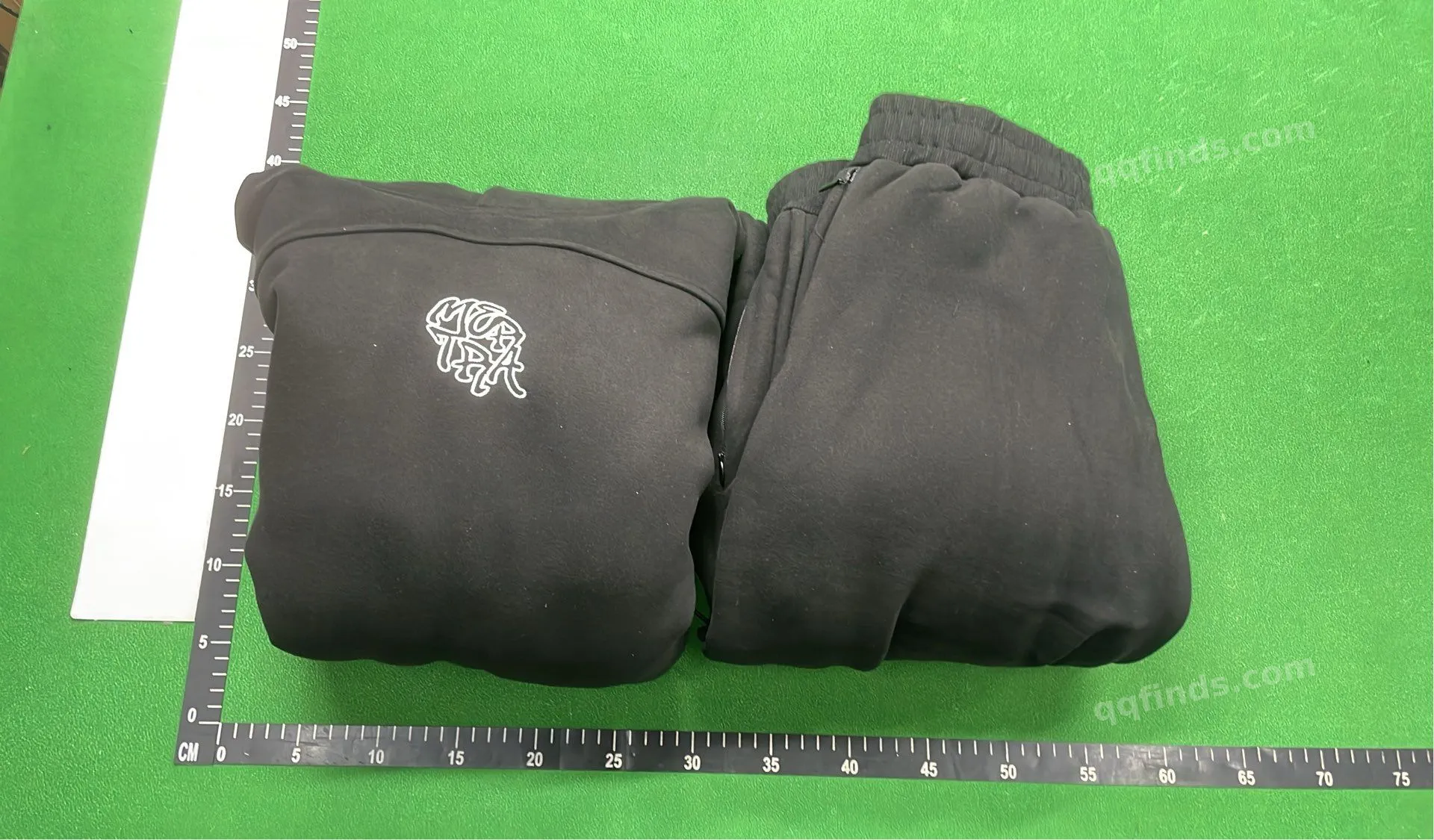 Black Hoodie and Pants Set QC